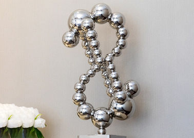 Urban Landscape Polished Stainless Steel Balls Abstract Sculpture