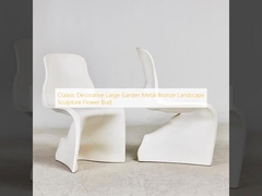 الحديقة الكبيرة الزخرفية الكلاسيكية المعدن البرونزي المنحوتات المناظر الطبيعية براعم الزهور