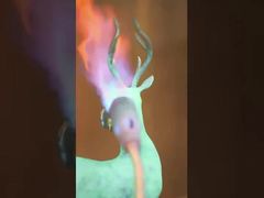 تمثال برونزي تمثال حيوان