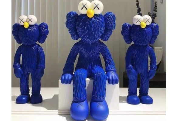 سعر جيد تمثال فن الرسوم المتحركة في الهواء الطلق نحت الألياف الزجاجية حسب الطلب الحجم الانترنت