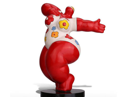 سعر جيد امرأة عارية في الهواء الطلق نحت الألياف الزجاجية متعدد الألوان الديكور الانترنت