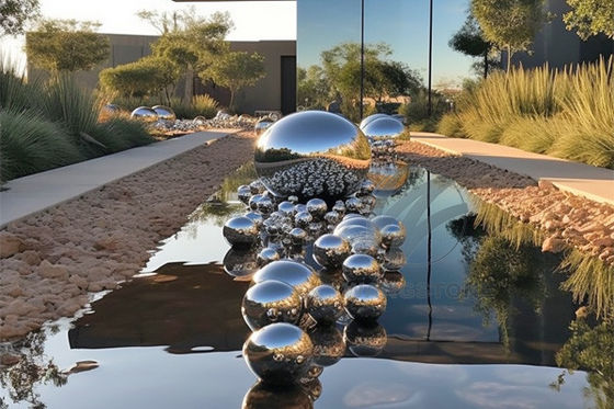 سعر جيد الفولاذ المقاوم للصدأ الحديث الكرة اللامتناهية فن الكرة النحت المعدني في الهواء الطلق الانترنت