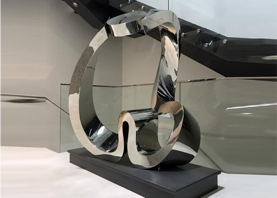 سعر جيد مجردة القلب على شكل النحت المعدني في الهواء الطلق الحديثة OEM / ODM المتاحة الانترنت