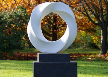 سعر جيد حديقة معدنية كبيرة المعاصرة النحت الفولاذ المقاوم للصدأ 160 سم للديكور الانترنت