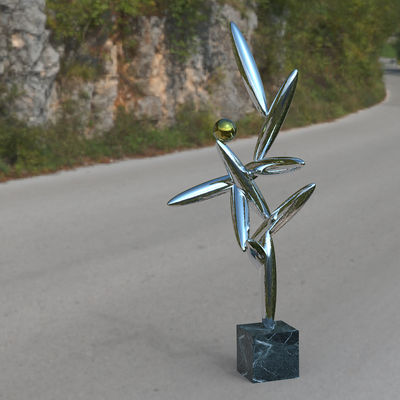 سعر جيد النحت المزخرف للخارج من الفولاذ المقاوم للصدأ الملمع الانترنت