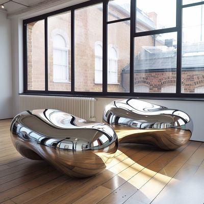 سعر جيد الانطباعات النحت من الفولاذ المقاوم للصدأ للفنادق والفيلات بأحجام مختلفة الانترنت