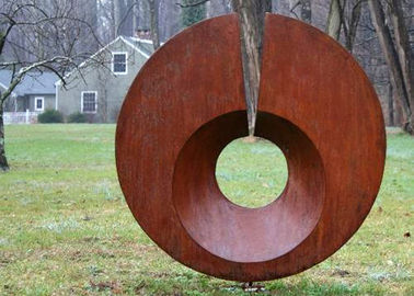 سعر جيد صدئ الأثرية Corten الصلب النحت ، والمنحوتات المعدنية حديقة مجردة الانترنت