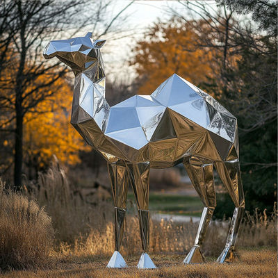 سعر جيد رسم ثلاثي الأبعاد المرآة الهندسة الملمعة النحت الجمال من الفولاذ المقاوم للصدأ الانترنت