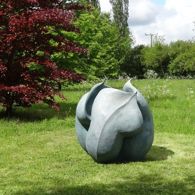 سعر جيد الحديقة الكبيرة الزخرفية الكلاسيكية المعدن البرونزي المنحوتات المناظر الطبيعية براعم الزهور الانترنت