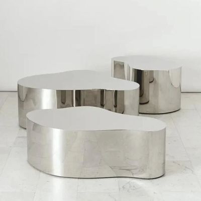 سعر جيد أثاث الفولاذ المقاوم للصدأ كرسي طاولة منحوتات حديقة / حديقة / ساحة / مركز تسوق / ديكور فندق الانترنت