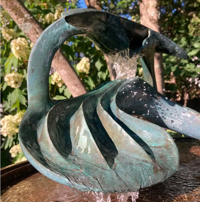 سعر جيد الزخرفة المخصصة للخارج تمثال البرونز الحديقة نافورة المياه الانترنت