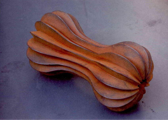 سعر جيد الديكور الداخلي المعادن كورتين الصلب النحت صدئ كرافت شكل الدمبل الانترنت