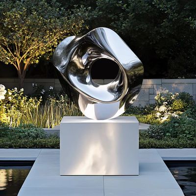 سعر جيد Modern Arc Sphere Sculpture for Garden الانترنت