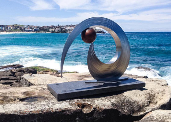 سعر جيد الفولاذ المقاوم للصدأ حديقة خلاصة النحت المعدني المعاصر فن النحت الانترنت