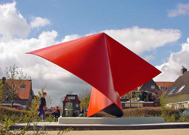 سعر جيد ساحة حديثة معاصرة حديقة منحوتات الفولاذ المقاوم للصدأ الفن العام الانترنت