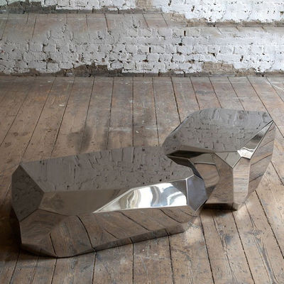 سعر جيد سوبر ديكور المنزل مصقول مقعد النحت الفولاذ المقاوم للصدأ والمناظر الطبيعية المثالية الانترنت