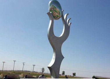 سعر جيد كبير النحت الفولاذ المقاوم للصدأ ، الديكور النحت المعدني الفنانين في الهواء الطلق الانترنت