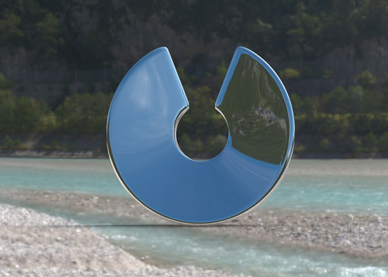 سعر جيد مرآة مصقولة حديثة من الفولاذ المقاوم للصدأ في الهواء الطلق لحديقة المناظر الطبيعية الانترنت