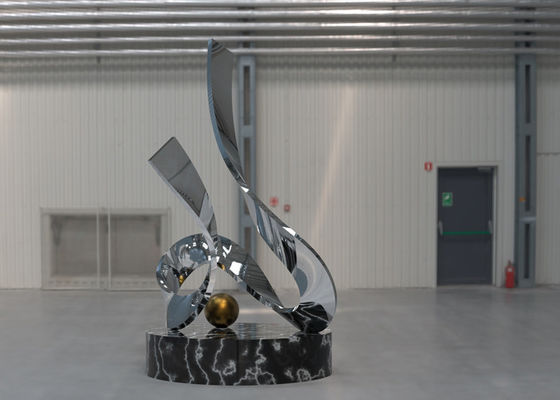 سعر جيد مجردة حديثة في الهواء الطلق مرآة الفولاذ المقاوم للصدأ النحت الانترنت