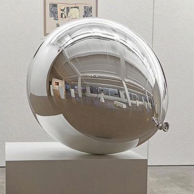 معرض ديكور فني داخلي حديث نحت بالون من الفولاذ المقاوم للصدأ المصقول من صنع مصنع النحت