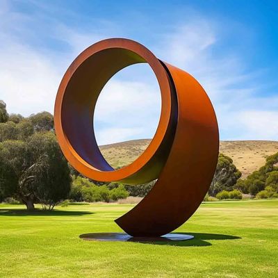 سعر جيد A Monumental 5-Meter Corten Steel Sculpture Inspired by the Form of Nine الانترنت