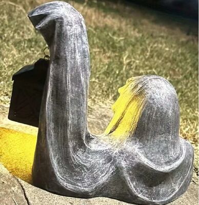 حجم مخصص متانة في الهواء الطلق النحت اليدوي الجودة البرونزي تمثال الفن المجرد